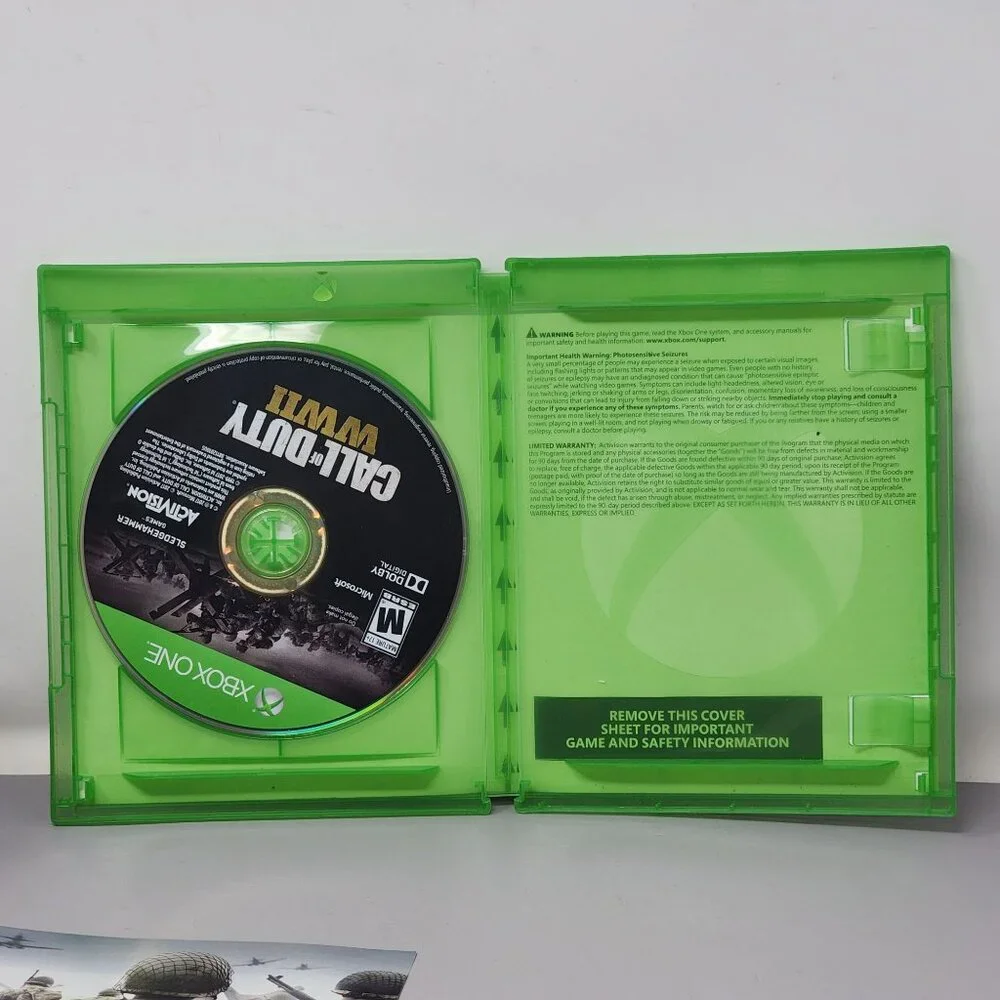 Call Of‎ Duty WWII Xbox One Game 4K Ultra HD HDR Sledgehammer Games Activision